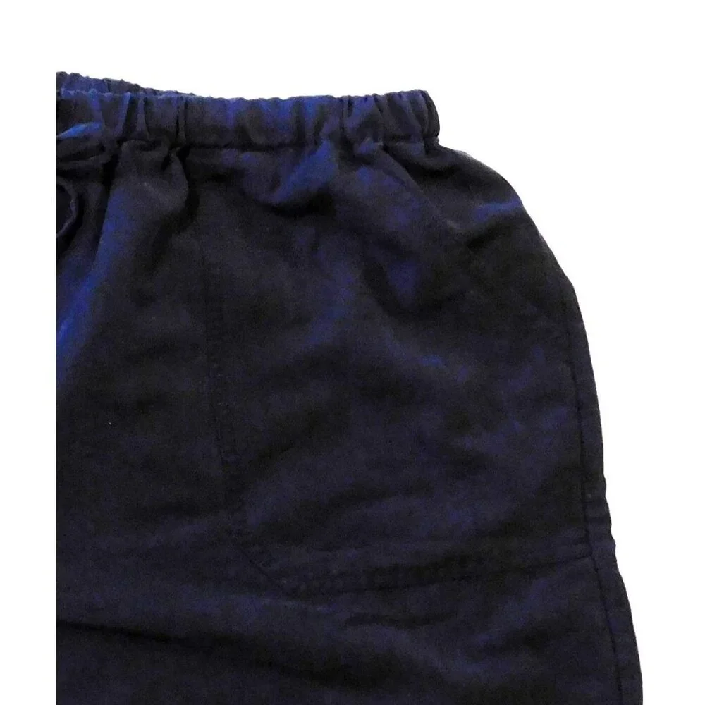 Caribbean Joe Shorts Womens 2X Navy Blue Drawstring Vacation Beachwear Rayon - Picture 3 of 7